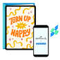 Turn Up the Happy Venmo Birthday Card, , large image number 1