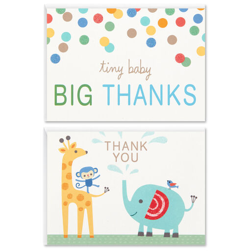 Assorted Baby Blank Thank-You Notes, Box of 50, 