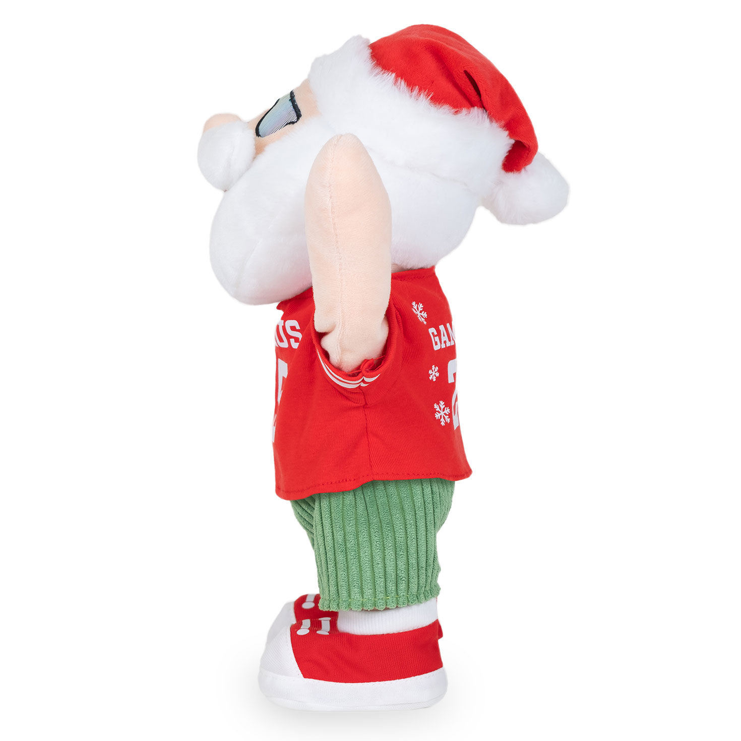 Gameday Santa Musical Stuffed Toy With Motion side image number 4
