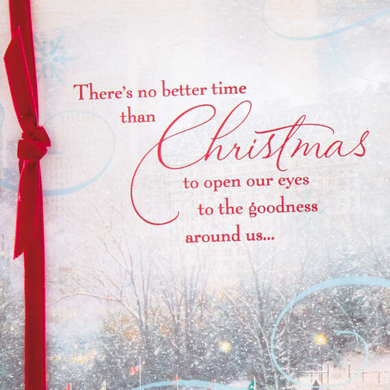 Thomas Kinkade Goodness Around Us Christmas Card, , large image number 4