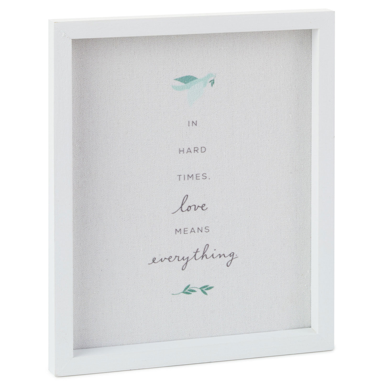 Love Means Everything Quote Sign, 7.5x9 for only USD 16.99 | Hallmark
