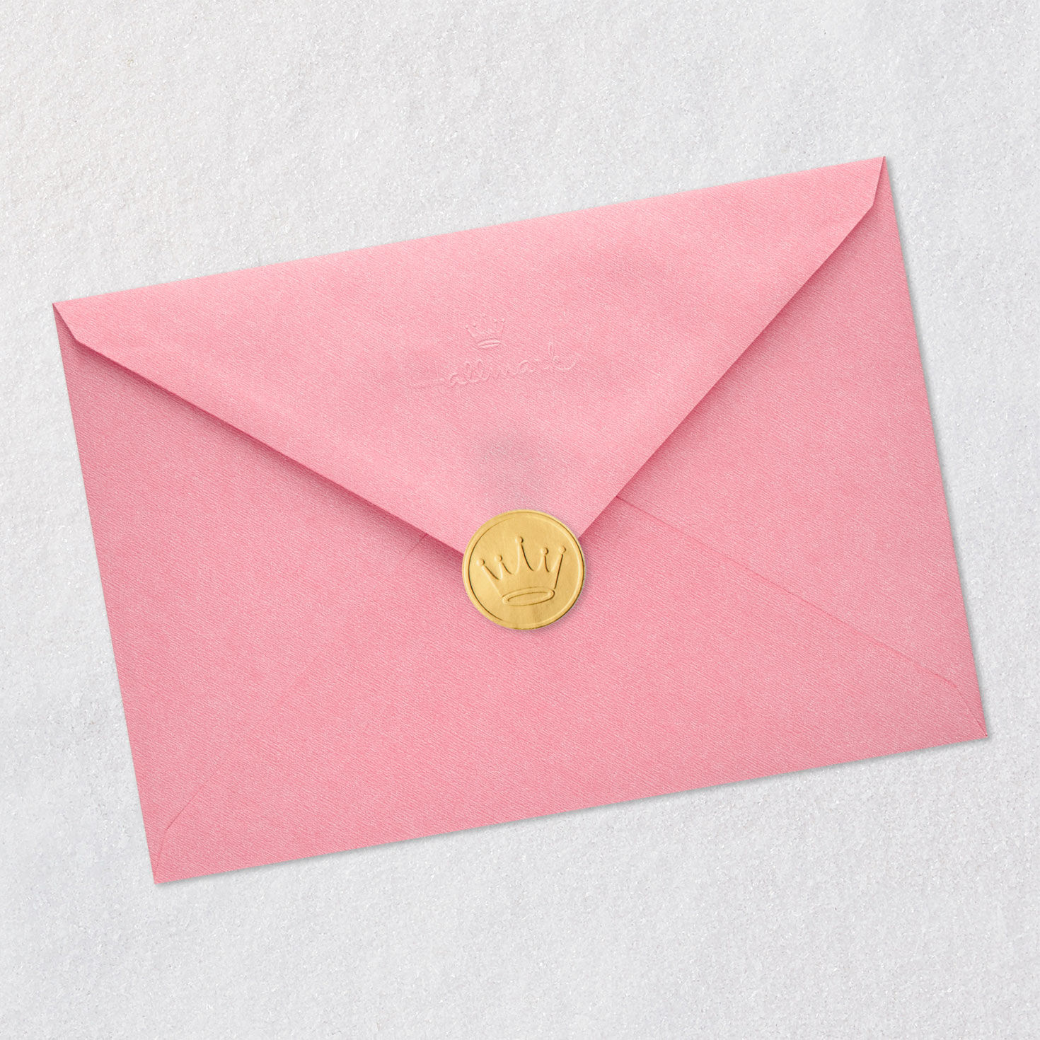 Pink, Purple and White Flowers Grandma Mother's Day Card Envelope Back with Seal image number 8