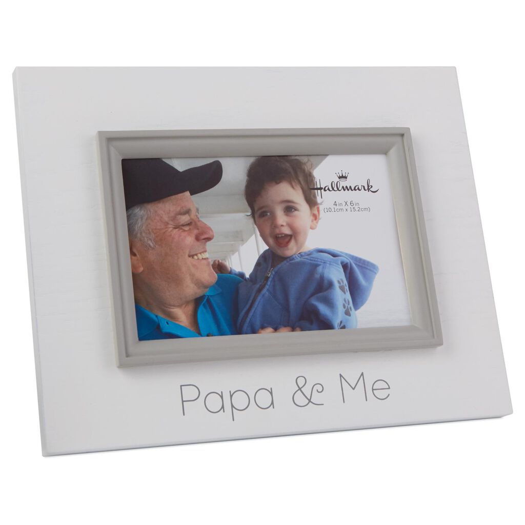 Papa Me Wood Photo Frame 4x6 Picture Frames Hallmark Papa Me Wood Photo Frame