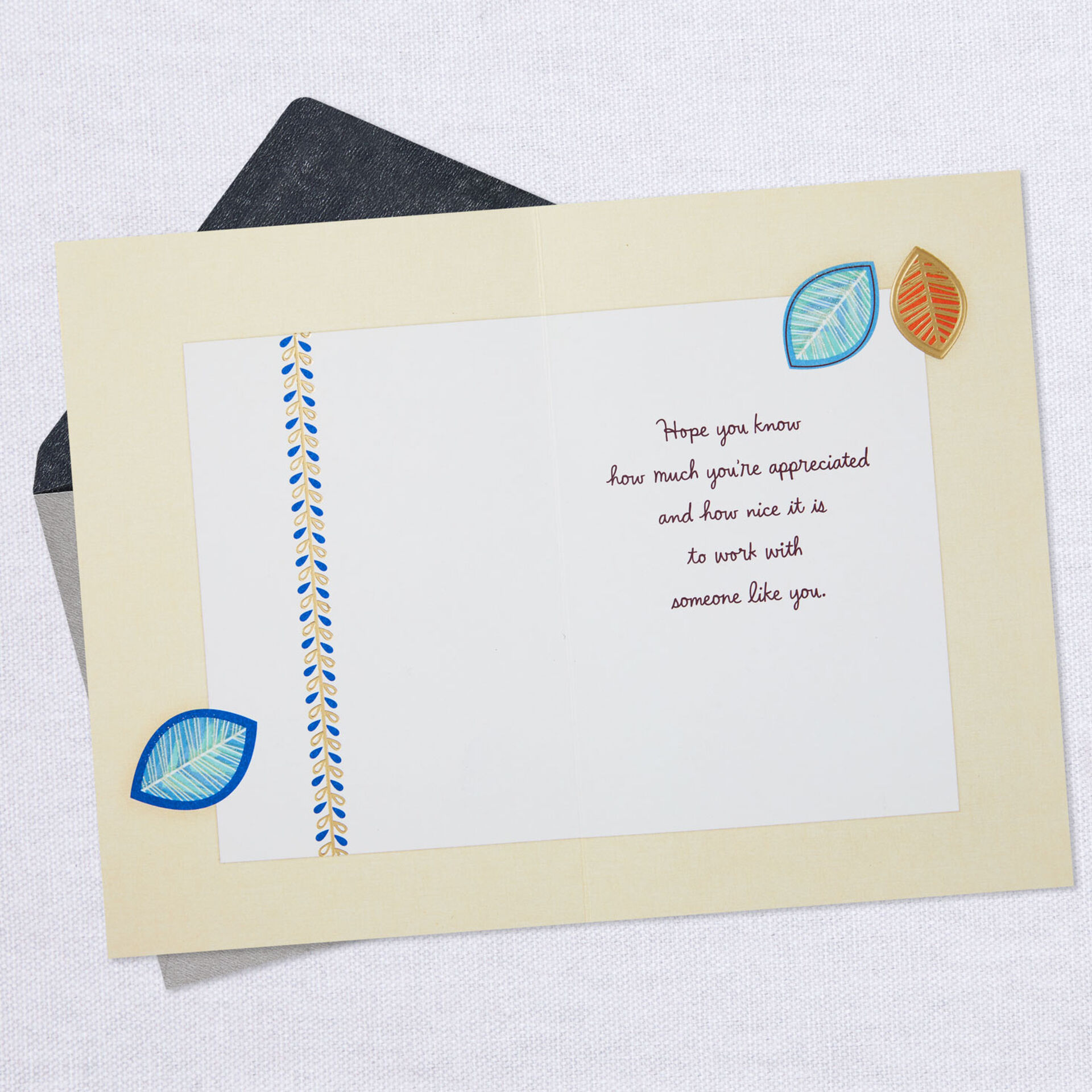 Thanks for Helping Me Succeed Boss's Day Card Greeting