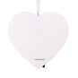 Rainbow Heart With Butterflies Christmas Ornament Back image number 6