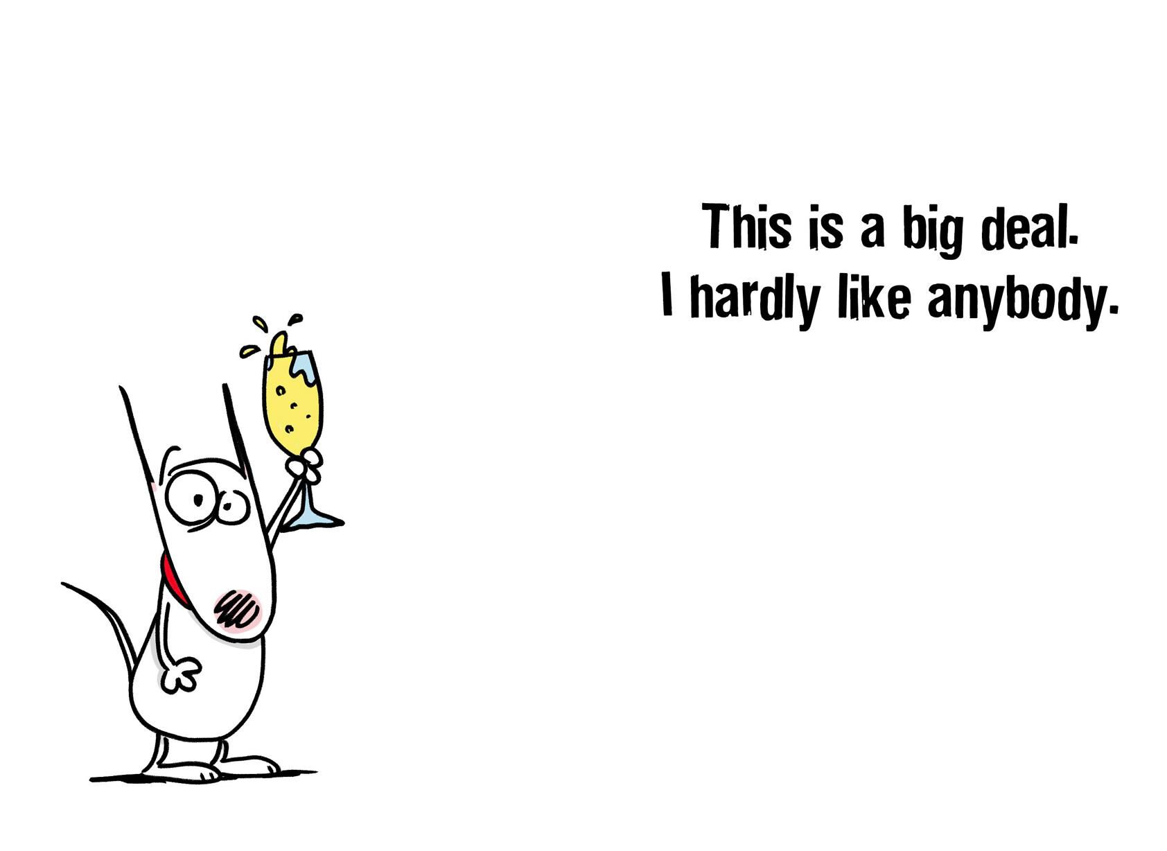 Maxine™ To Someone I Like Funny Congratulations Card