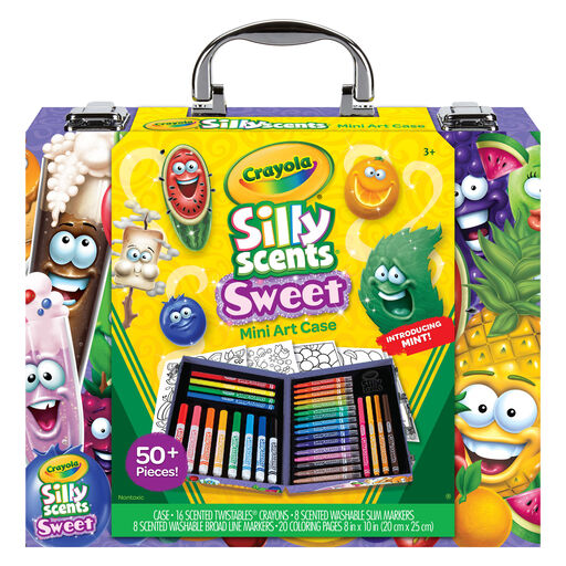 Crayola Sweet Silly Scents Mini Art Case, 