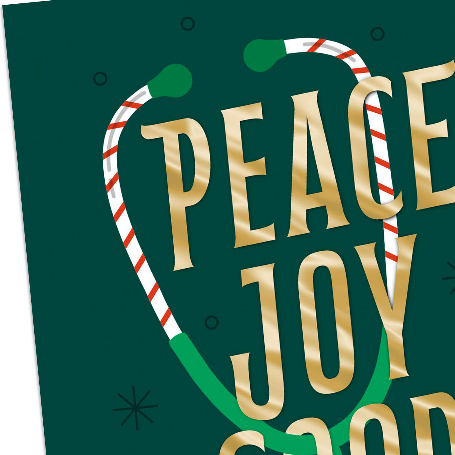 Peace, Joy, Good Health Holiday Card for Healthcare Professional, , large image number 4
