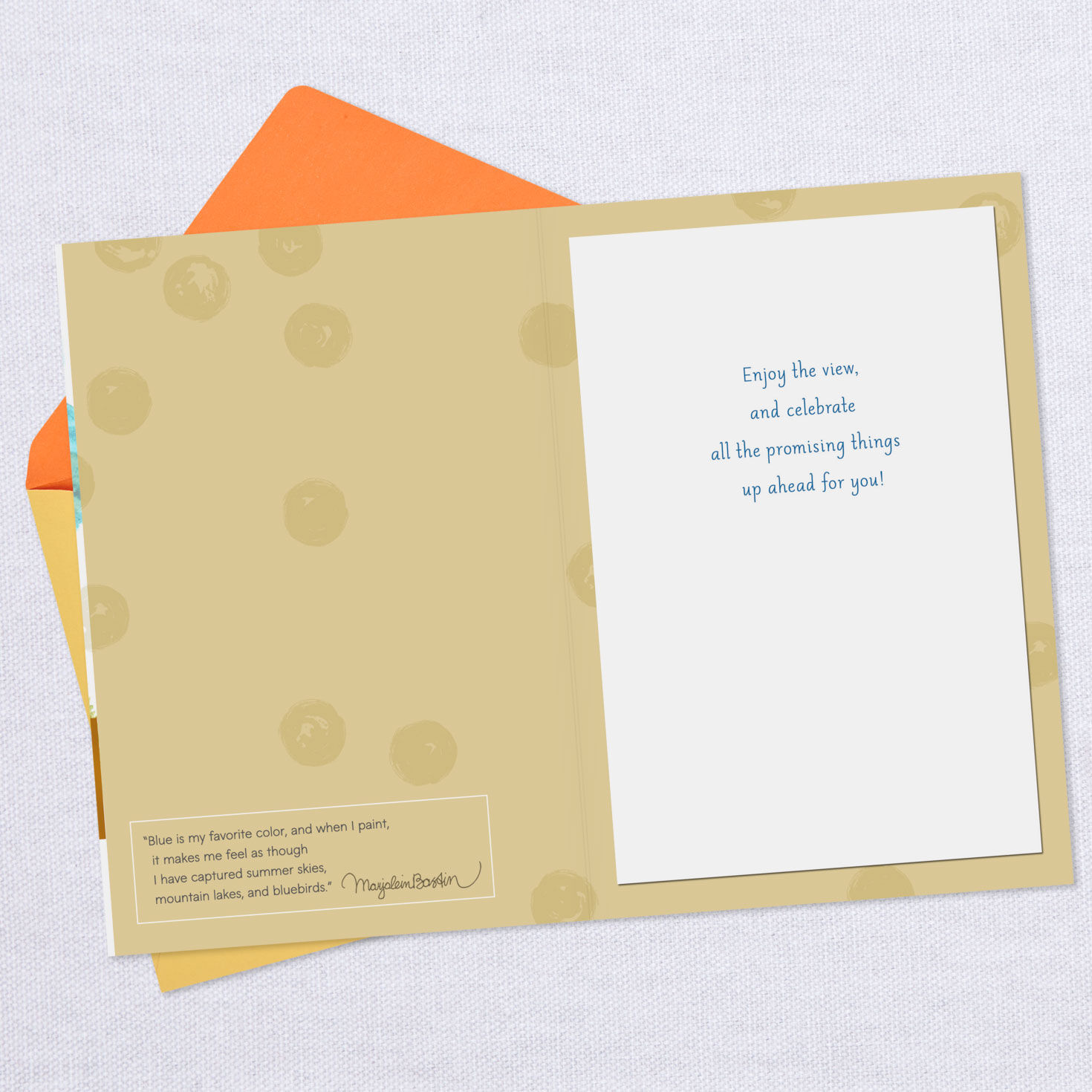 Marjolein Bastin Blue Skies of Possibility Birthday Card, , large image number 4