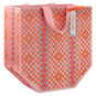 Woven Orange and Pink Large Gift Bag Front image number 1
