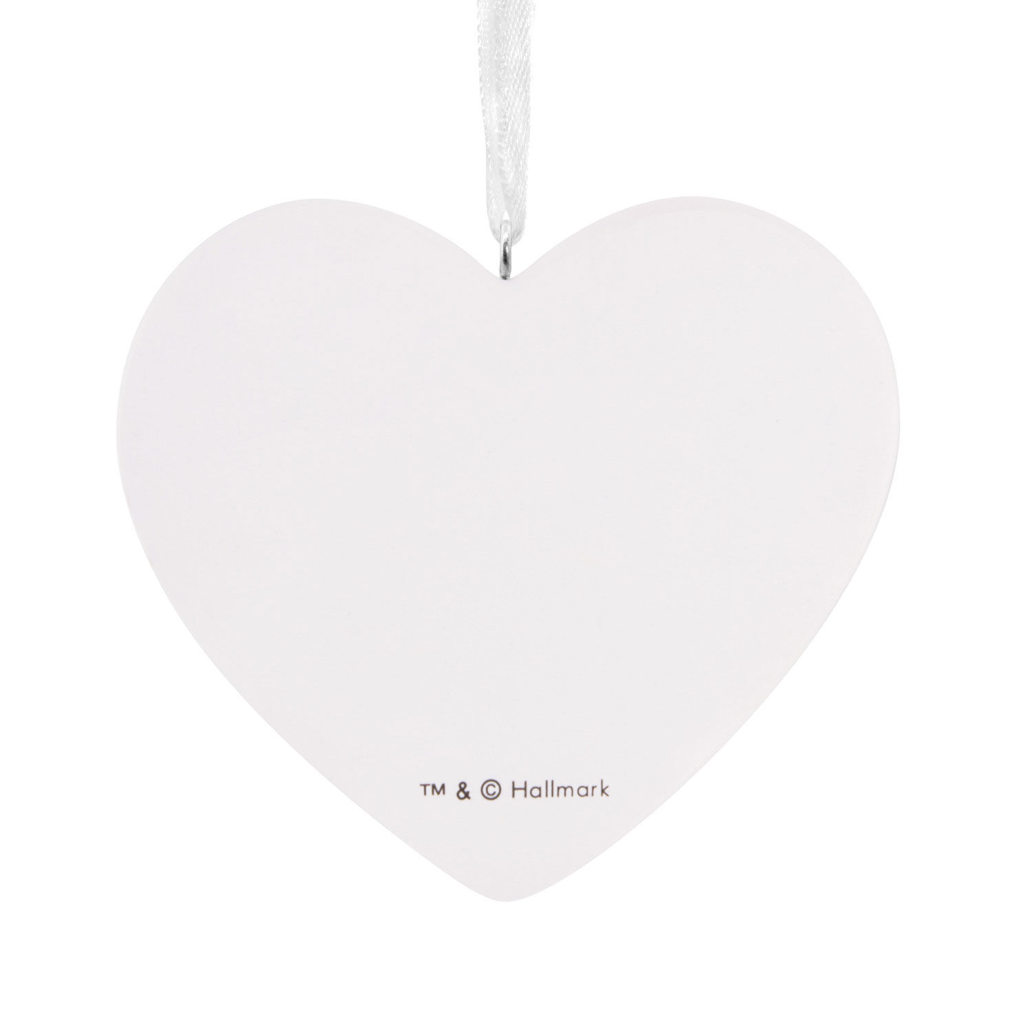 Promoted to Grandma Heart Christmas Ornament Back image number 6