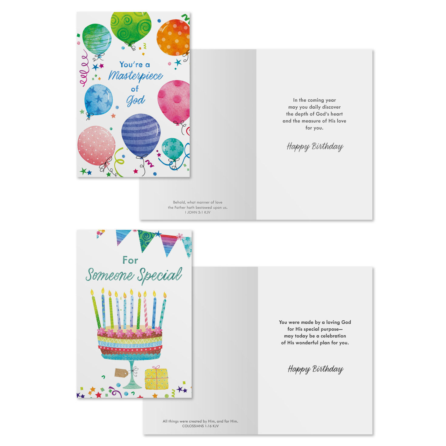 Party Designs DaySpring Birthday Cards Assortment Card Front with Sentiment image number 3