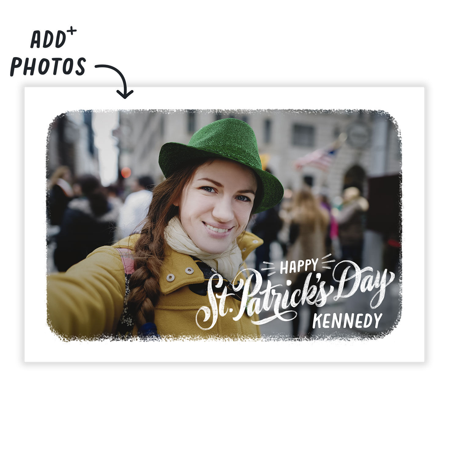 White Frame Horizontal St. Patrick's Day eCard, , large image number 2