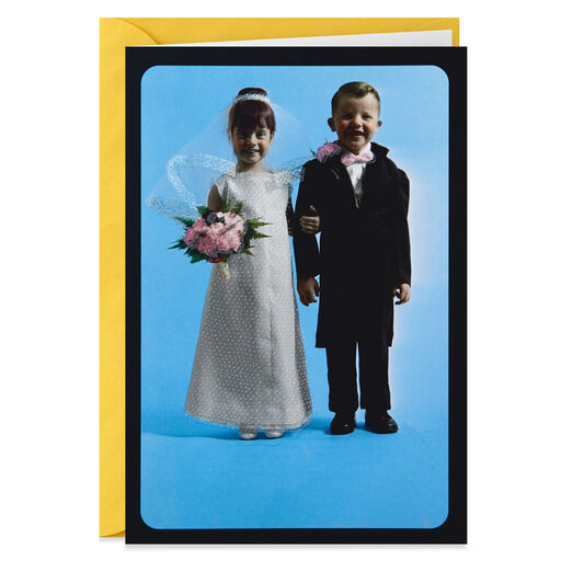 Crazy Kids in Love Funny Anniversary Card, 