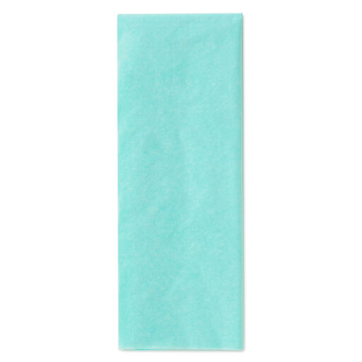 Aquamarine Tissue Paper, 8 Sheets, Aquamarine