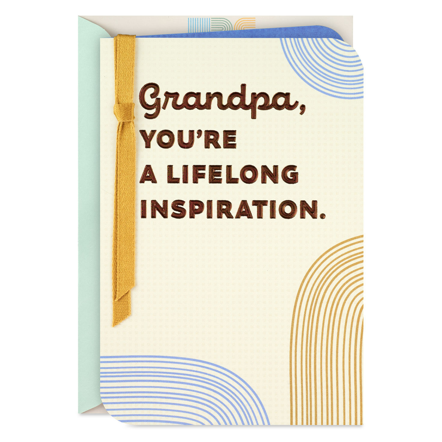 You're a Lifelong Inspiration Father's Day Card for Grandpa