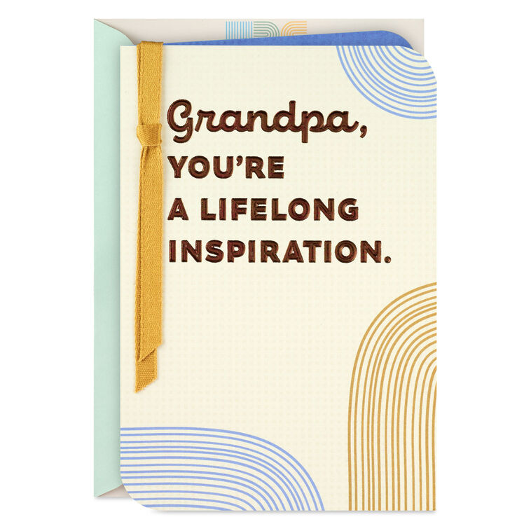 Concentric Arches Father's Day Card for Grandpa Card Front image number 1