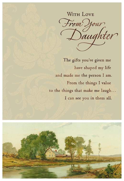 Vintage Farm Photo Father's Day Card from Daughter, , large image number 1
