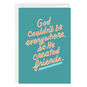 God Invented Friends Personalized Card Front image number 1