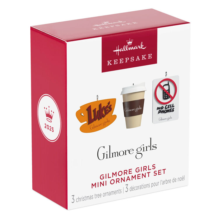 3 Mini Gilmore Girls Items Keepsake Ornaments package front image number 7
