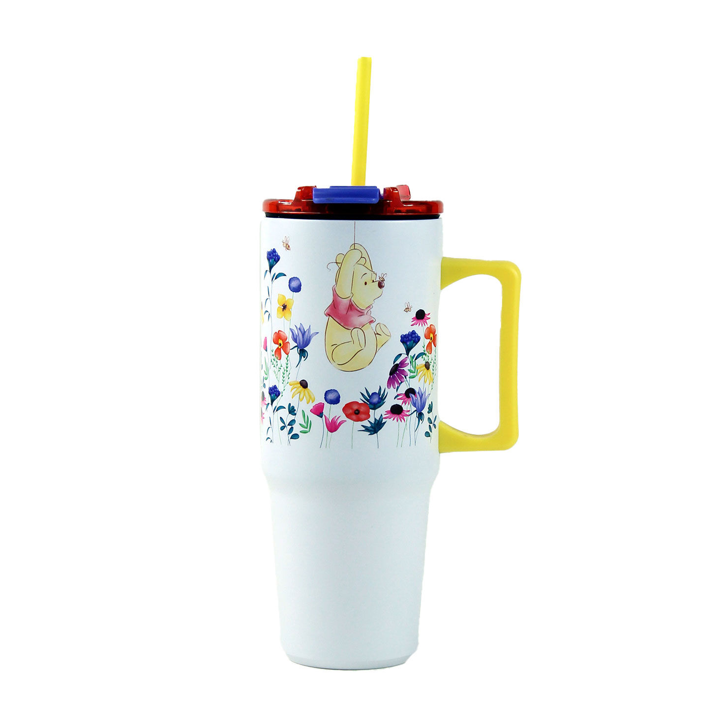 Winnie the Pooh Insulated Cup With Lid and Straw  image number 1