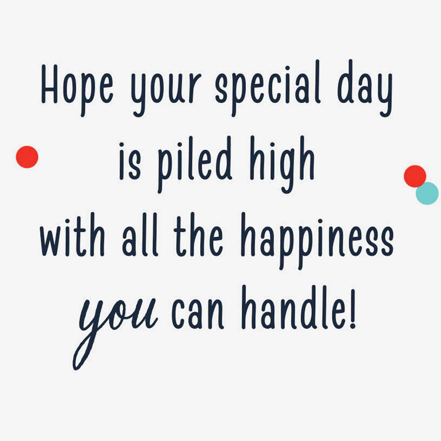 All the Happiness Birthday Card, , large image number 2