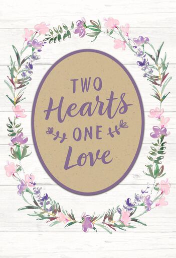 Wedding Cards Hallmark Two Hearts One Love Money Holder Wedding Card