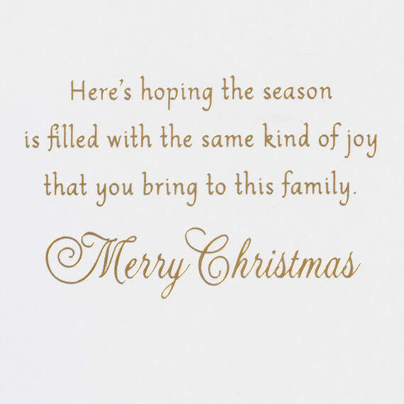 You Bring Joy to the Family Christmas Card for Niece, , large image number 2