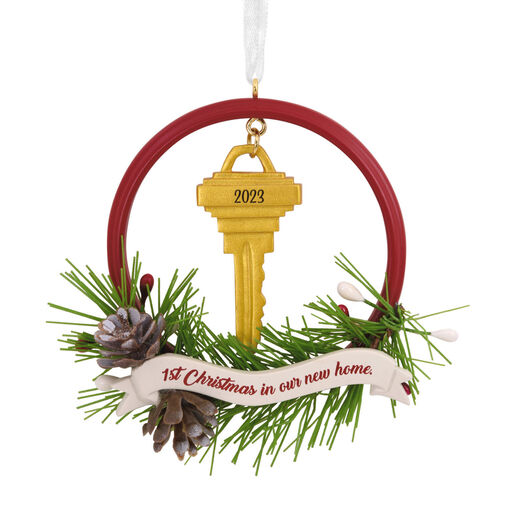 1st Christmas in New Home 2023 Hallmark Ornament, 