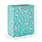 13" Colorful Terrazzo on Mint Large Gift Bag, , large image number 3