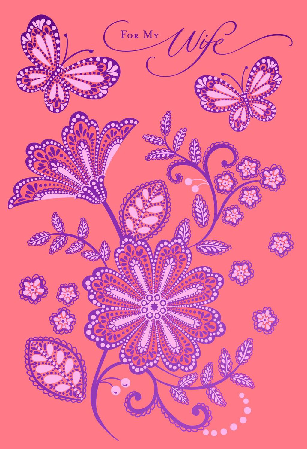 Unicef Butterfly And Flowers Mother S Day Card For Wife
