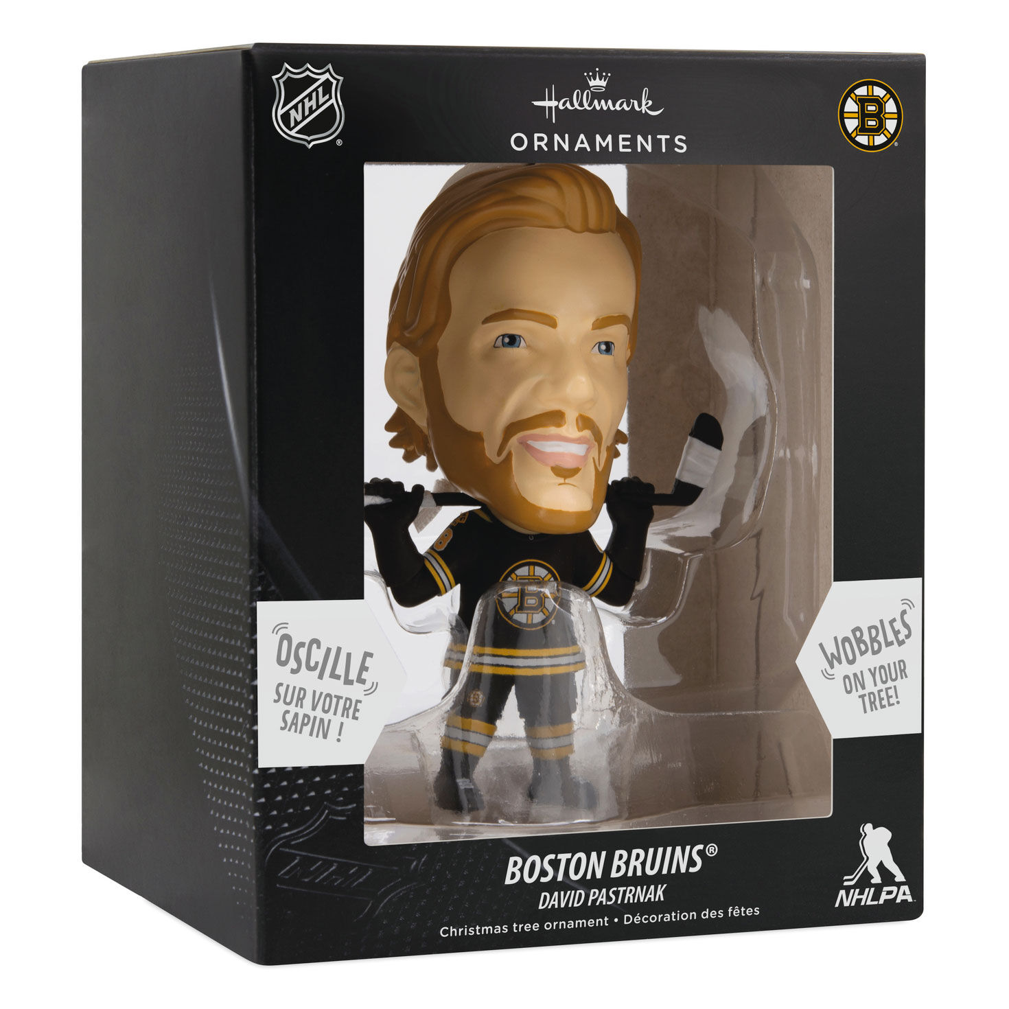 NHL Boston Bruins® David Pastrnák Bobblehead Ornament for only USD 19.99 | Hallmark