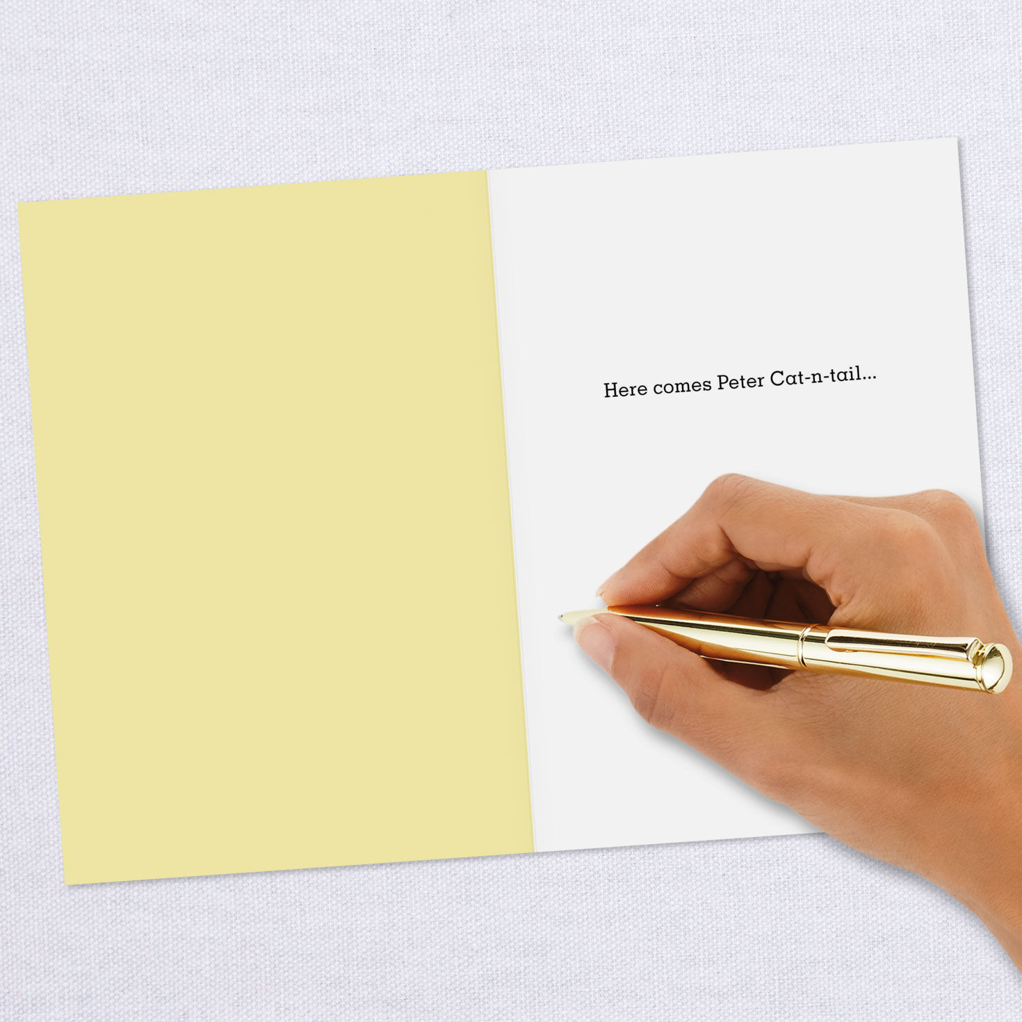 Peter Cat-n-tail Funny Easter Card, , large image number 6