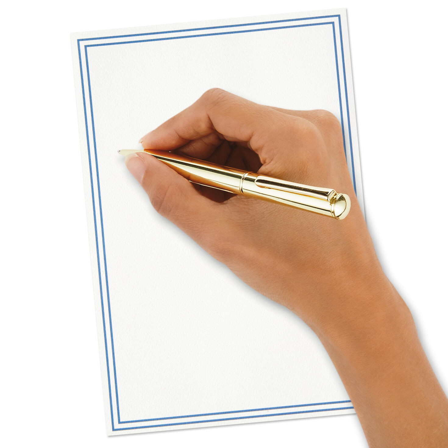 Double Blue Border Stationery Set, Box of 20 for only USD 14.99 | Hallmark