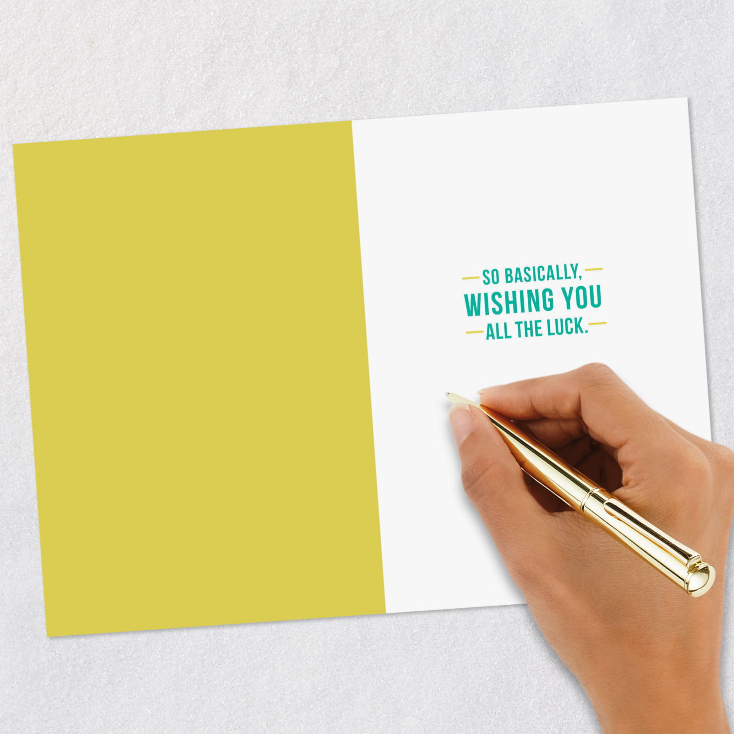 Wishing You All the Luck Funny Good Luck Card - Greeting