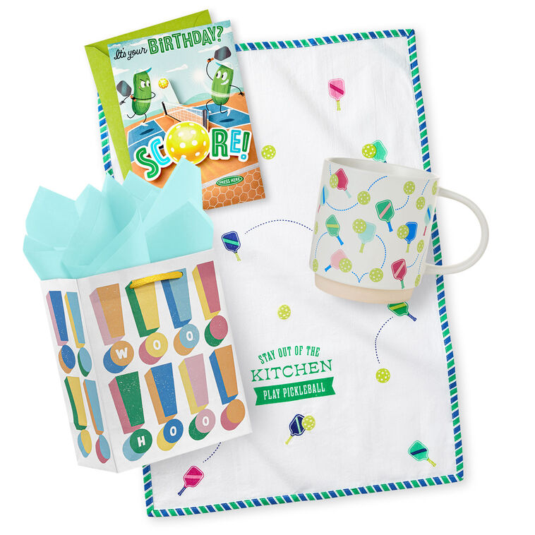 Out of the Kitchen Pickleball Birthday Gift Set