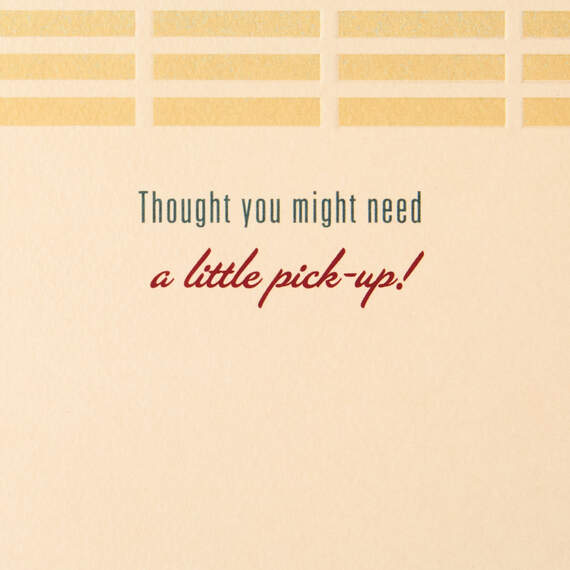 A Little Pick-Up Red Truck With Dog Encouragement Card, , large image number 2