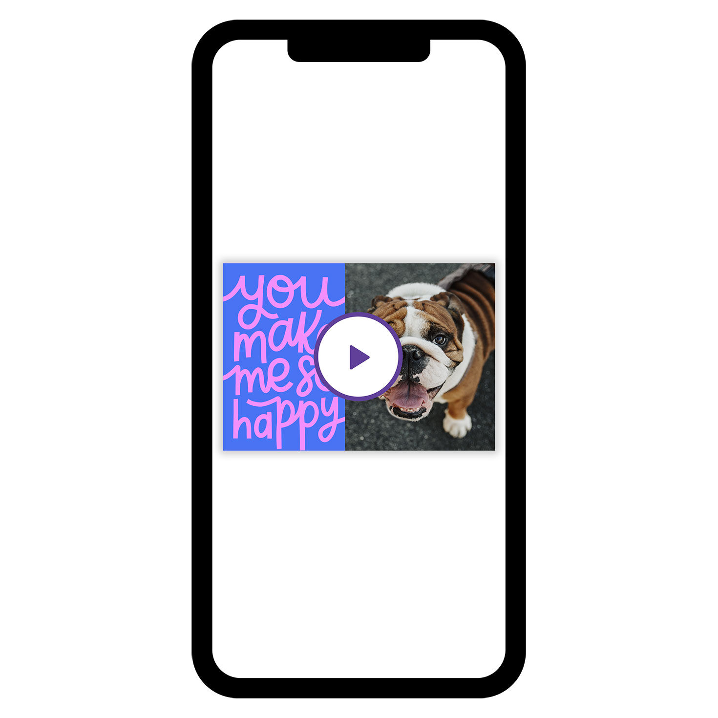 You Make Me So Happy Love eCard