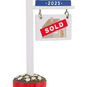 New Home Sold Sign 2025 Christmas Ornament closeup view image number 5