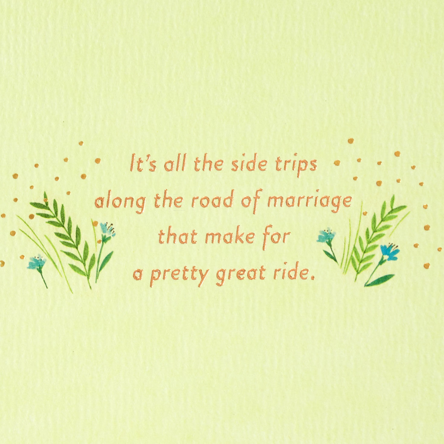 Couple Riding Bikes Anniversary Card Sentiment image number 2