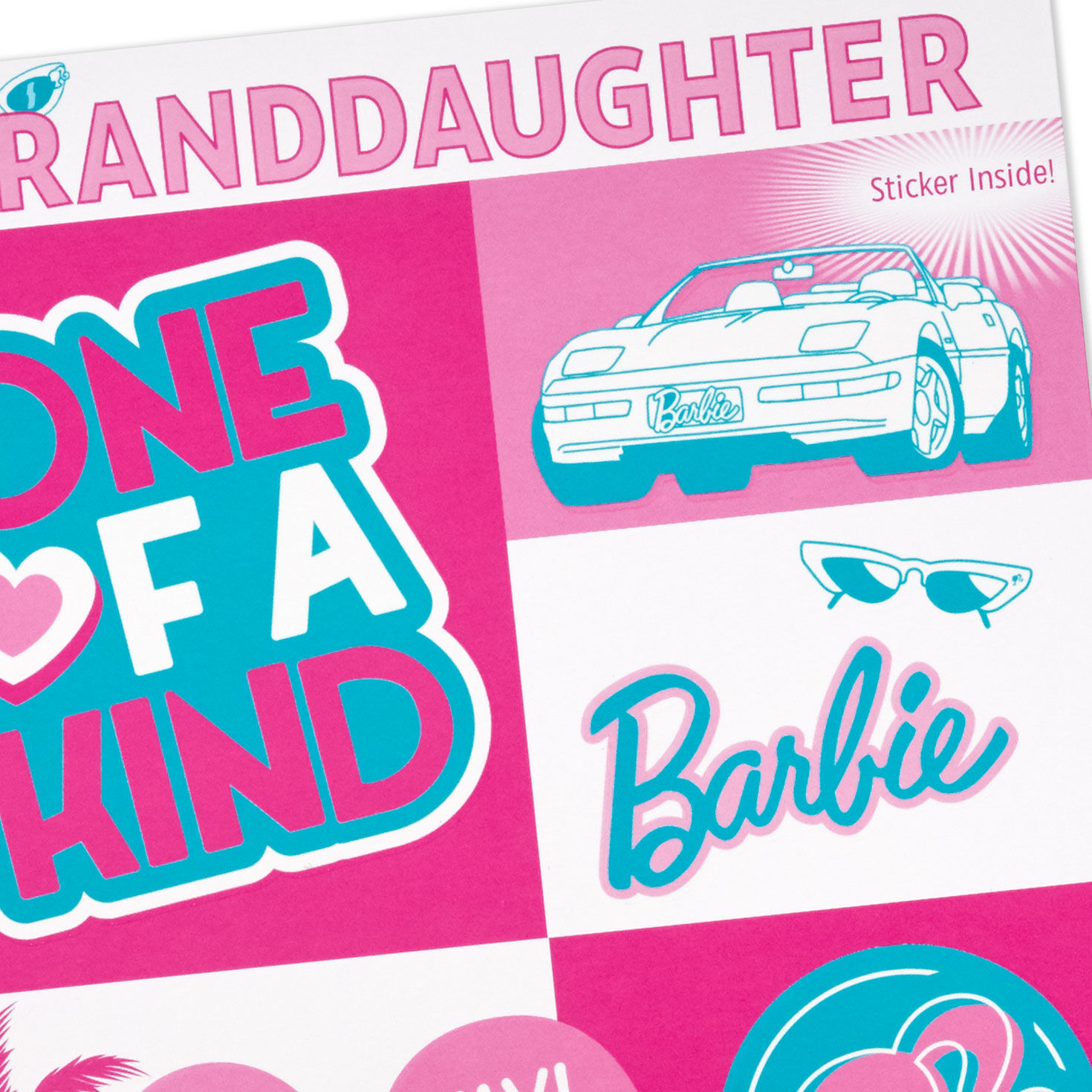 Barbie™ You’re One-of-a-Kind Birthday Card With Sticker for Granddaughter for only USD 5.99 | Hallmark