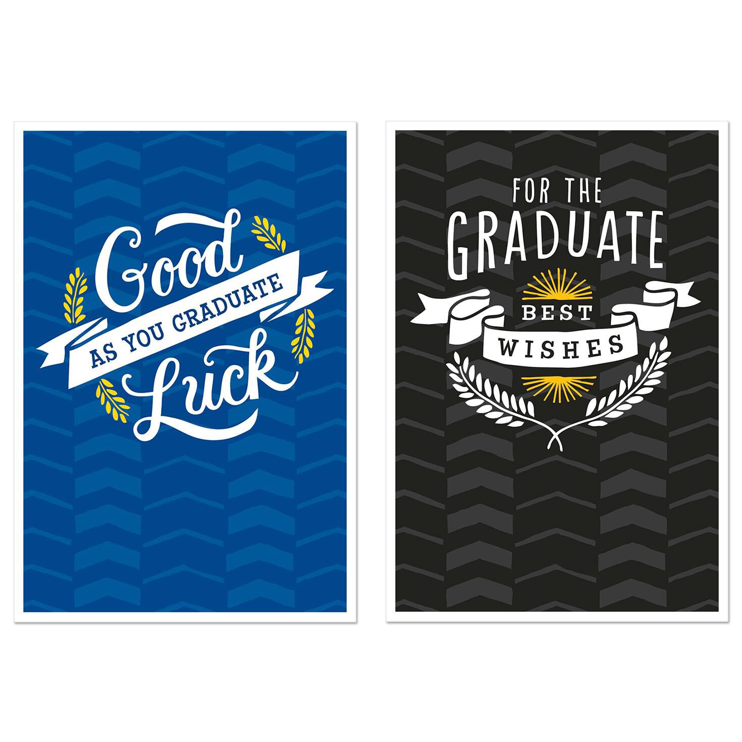 Good Luck And Best Wishes Graduation Cards Pack Of 6 Boxed Cards Hallmark
