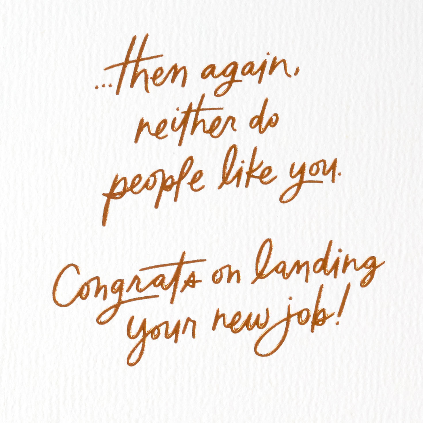 Color-Block Stripes New Job Congratulations Card Sentiment image number 2