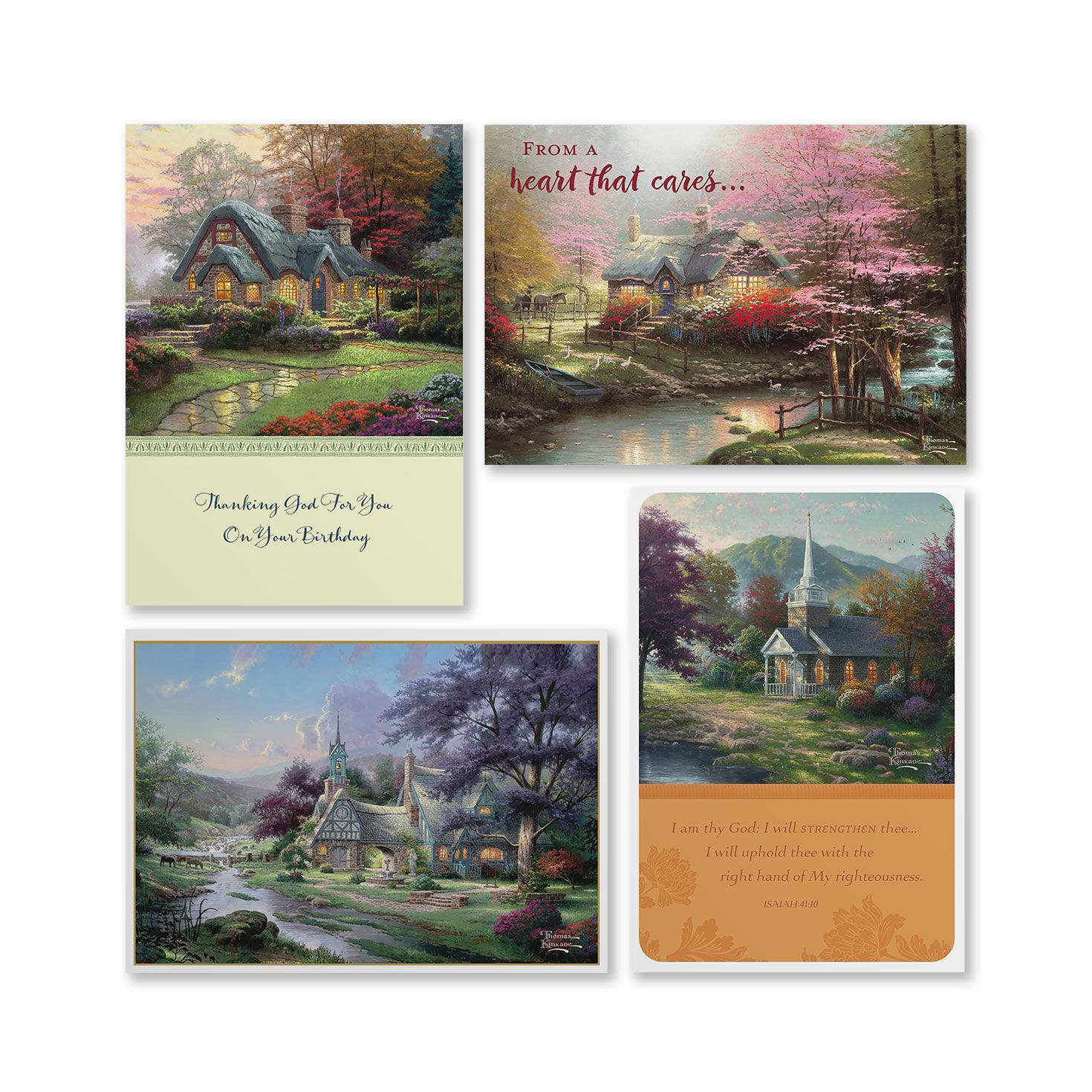 Thomas Kinkade Assorted Religious Multi-Occasion Cards, Box of 12