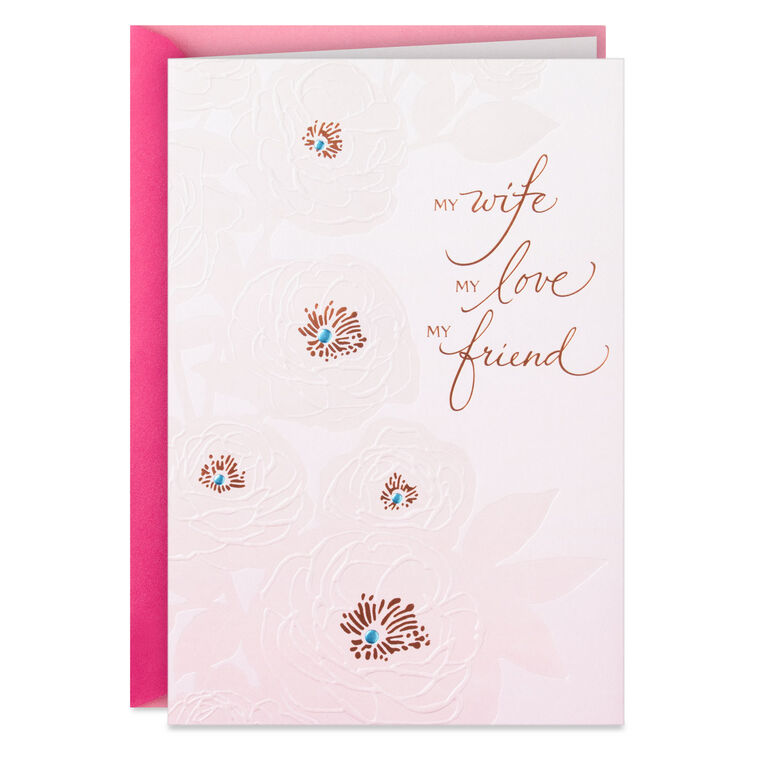 My Love, My Friend Birthday Card for Wife
