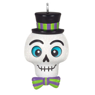 Mini Spooky Little Skull Ornament, 1"