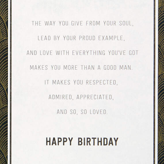 Respected, Appreciated and Admired Birthday Card for Father, , large image number 2