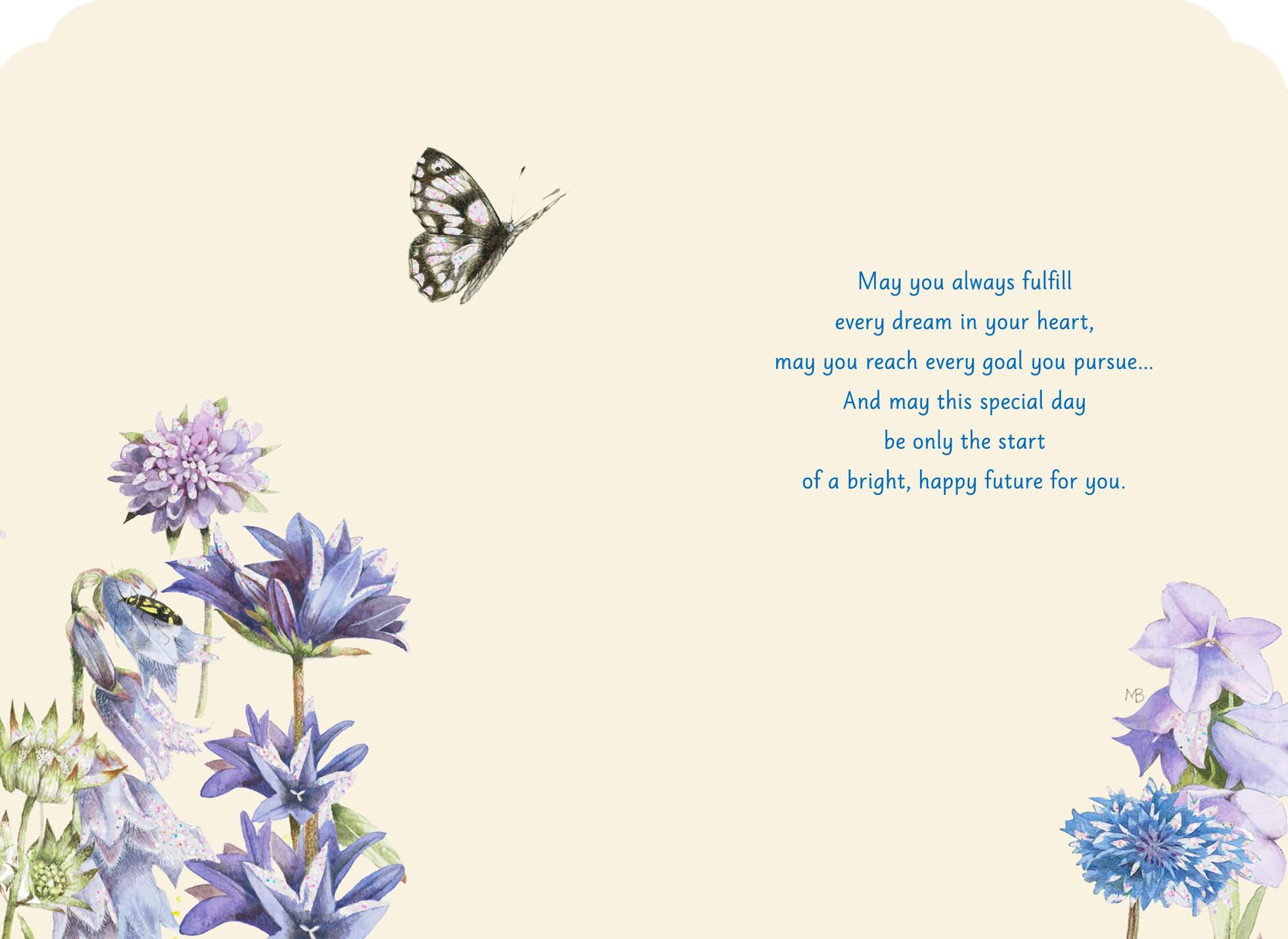 Marjolein Bastin Dreams Blossom Graduation Card