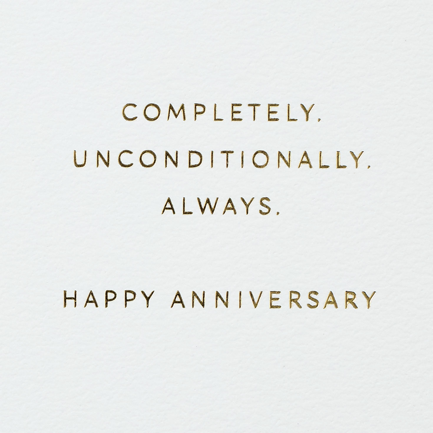 Abstract Black Hearts and Gold Stripes Anniversary Card Sentiment image number 2