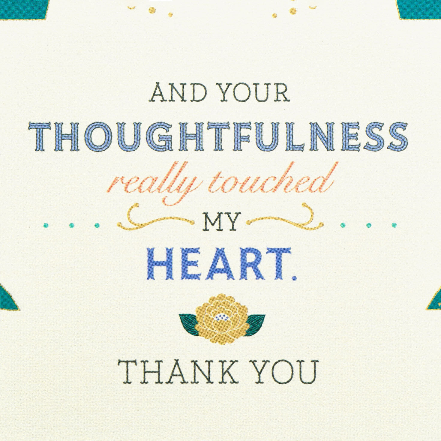 You Touched My Heart Thank-You Card for only USD 3.99 | Hallmark